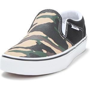 Vans Men’s Asher Slip-On Shoe(Camo/Black)