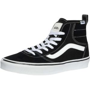 Vans Men’s Ashwood Hi Decon High-top Shoe(Suede/Canvas Black/White)
