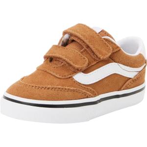 Vans Unisex-Child Brooklyn Ls V Low Top Shoe(Suede Chipmunk)