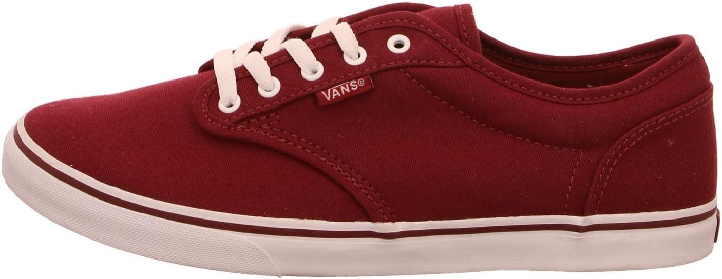 imageVans Womens Atwood LowRed Canvas BurgundyWhite 8c2