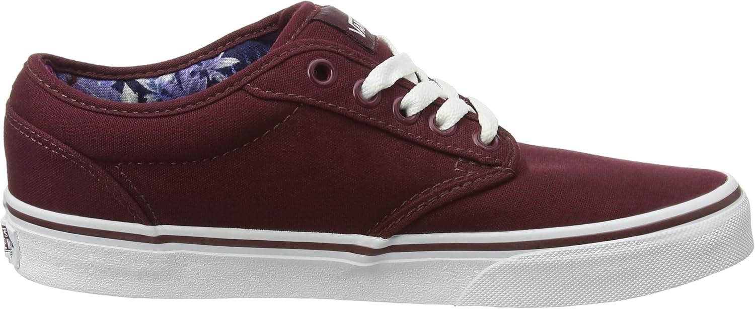 imageVans Womens Atwood SneakerRed Canvas Port RoyaleFlowers