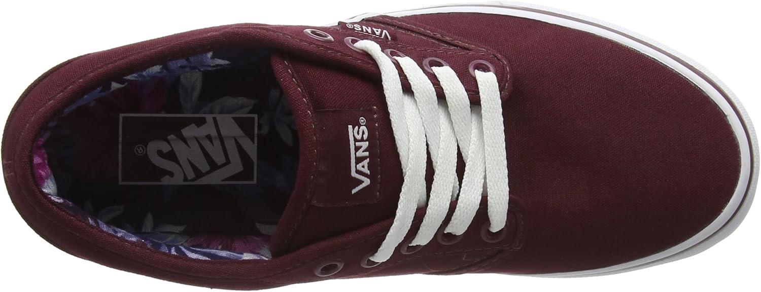 imageVans Womens Atwood SneakerRed Canvas Port RoyaleFlowers