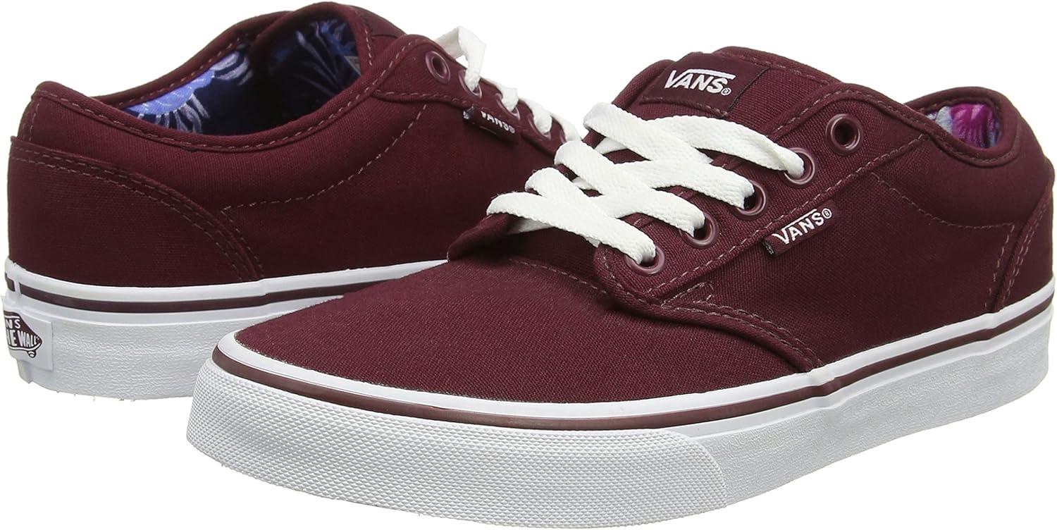 imageVans Womens Atwood SneakerRed Canvas Port RoyaleFlowers