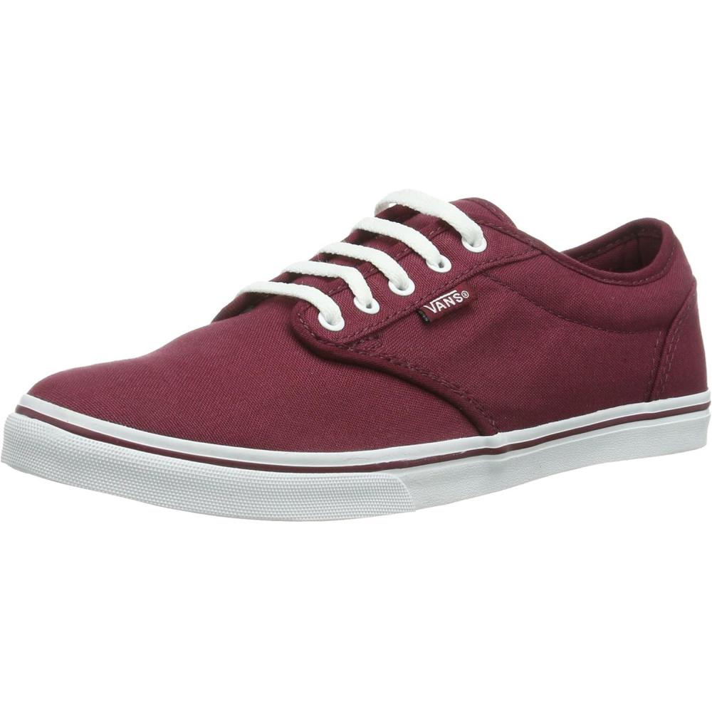 imageVans Womens Atwood LowRed Canvas Burgundy White 8c2
