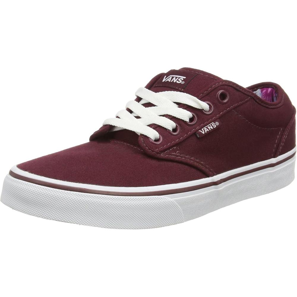 imageVans Womens Atwood SneakerRed Canvas Port RoyaleFlowers