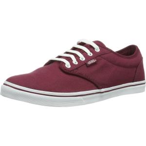 Vans Womens Atwood Low(Red Canvas Burgundy White 8c2)