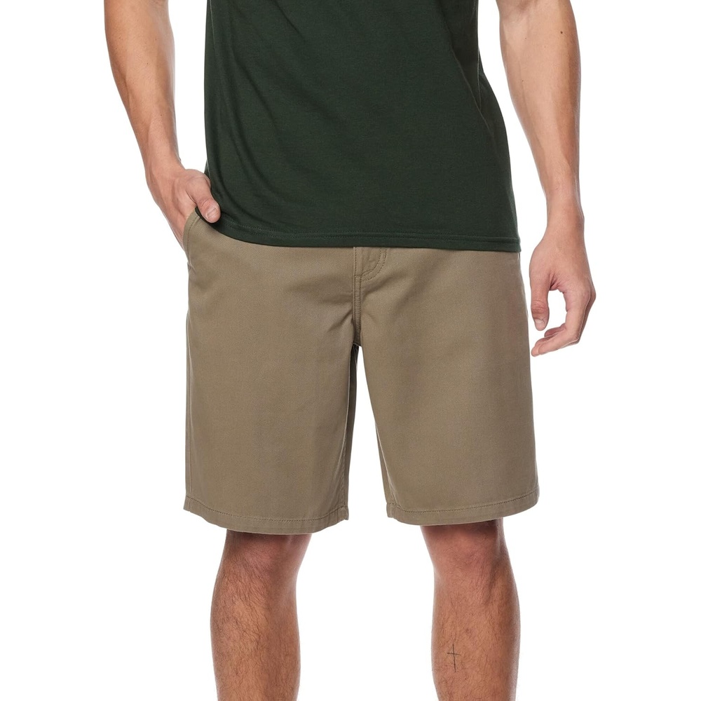 image:imageVans Mens Authentique Chino Short  925 Inseam Casual Shorts Soft 100 Cotton Twill 4 Pockets Summer amp Spring BottomsBungee Cord