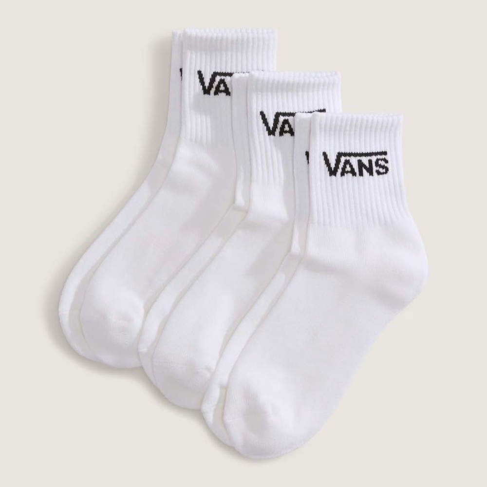 image:imageVans Unisex Classic Half Crew Sock 3Pack amp 6PackWhite