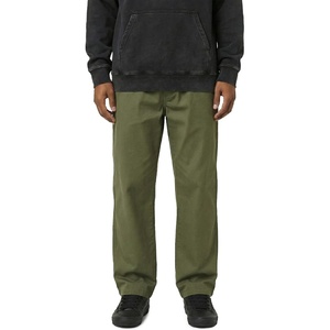 Vans Men’s Classique Ewaist Pants – Relaxed Fit, Stretchy Drawcord Waistband, 100% Cotton, Casual Summer & Spring Bottoms(Loden Green)