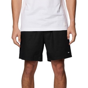 Vans Men’s Granger Canvas Short – 6.75″ Inseam Casual Shorts, Durable 100% Cotton Twill, 3 Pockets, Summer & Spring Bottoms(Black)