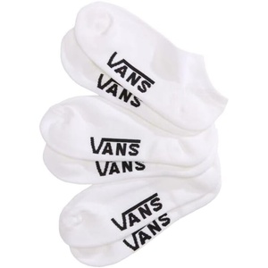Vans Unisex Classic Kick Sock (3-Pack)(White)