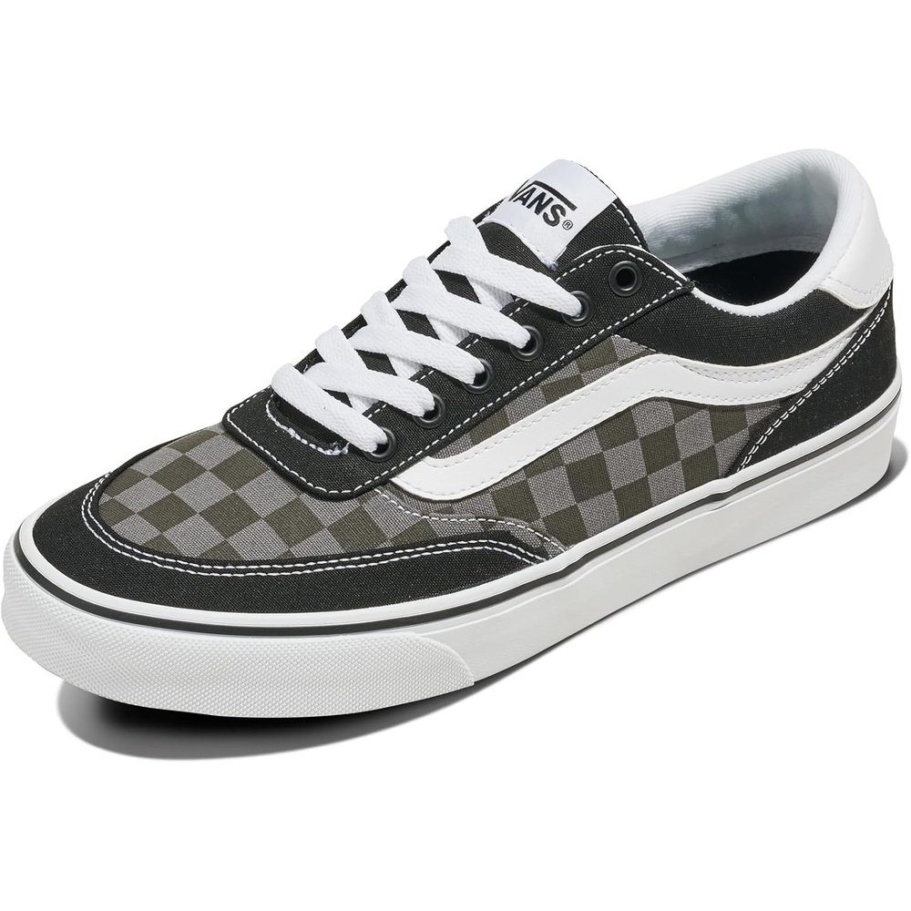 image:imageVans Mens Brooklyn LS SneakersTonal Check Faded Black
