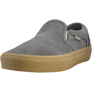Vans Men’s Asher Slip-on Shoe – Comfortable Sneakers for Walking, Fashion & Everyday Wear(Crepe Frost Gray)