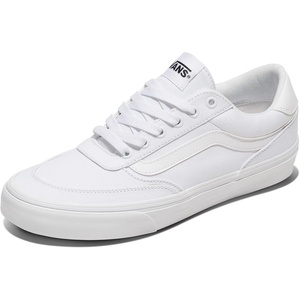 Vans Men’s Brooklyn LS Sneakers(Canvas White/White)